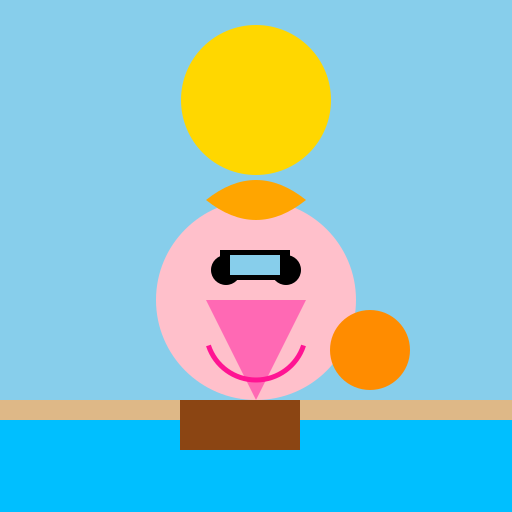 Roxanne's Beach Adventure - DrawGPT