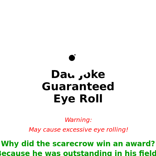 Dad Joke Guaranteed Eye Roll - DrawGPT