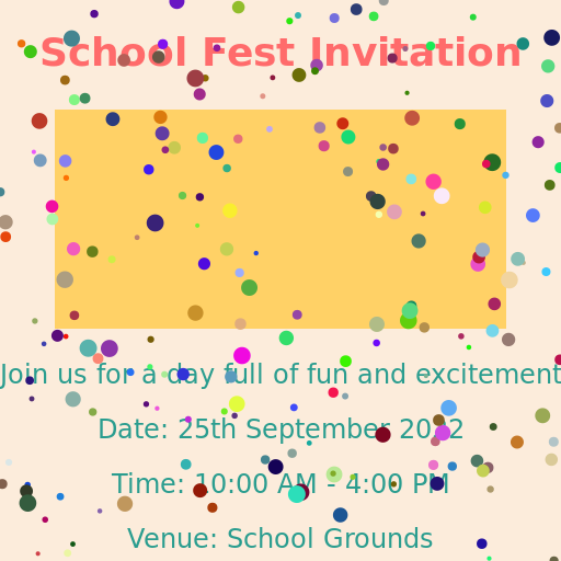 School Fest Invitation - DrawGPT