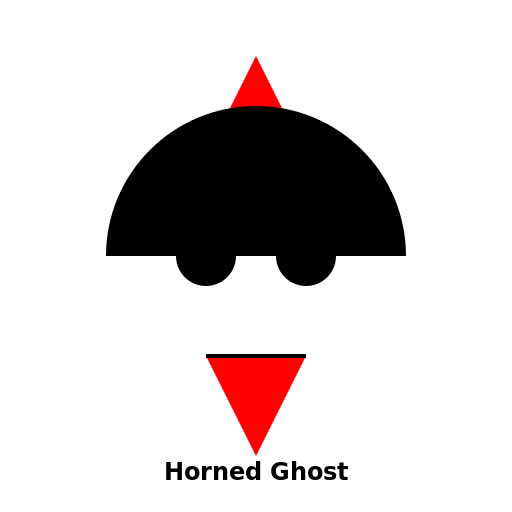 Horned Ghost - DrawGPT