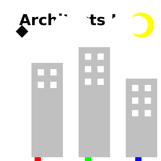Architecture Company Logo with Buildings - DrawGPT