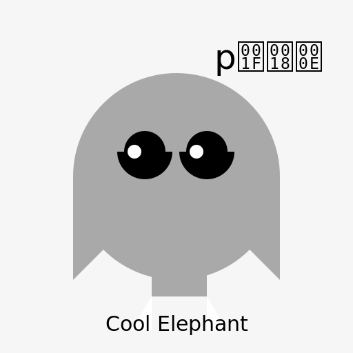 Cool Elephant with Dark Glasses - DrawGPT