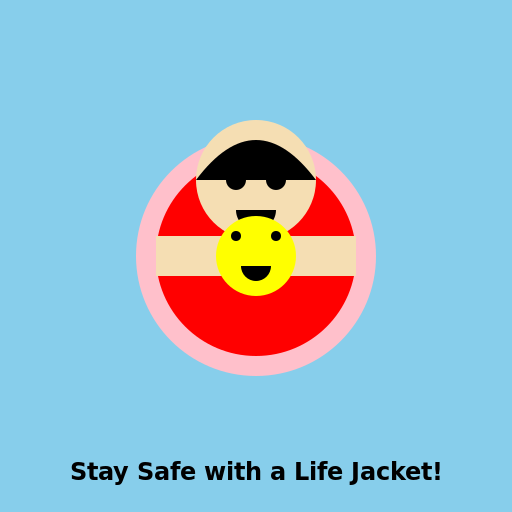 Woman in Life Jacket - DrawGPT