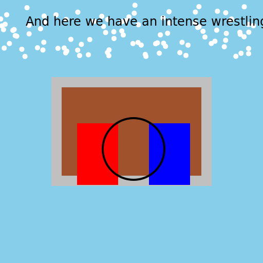 Wrestling Match - DrawGPT