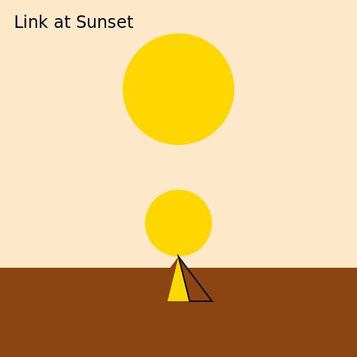 Link at Sunset - DrawGPT