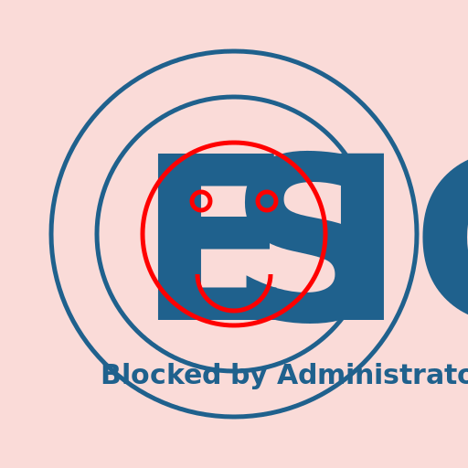 This Site is Blocked by Administrator with ESIC Logo - DrawGPT