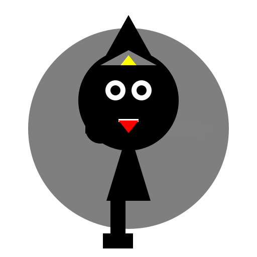 Shadow holding gun - DrawGPT