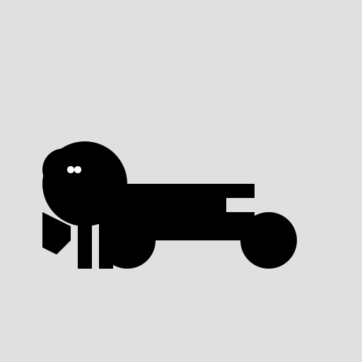 Majestic Panther on a Bicycle - DrawGPT