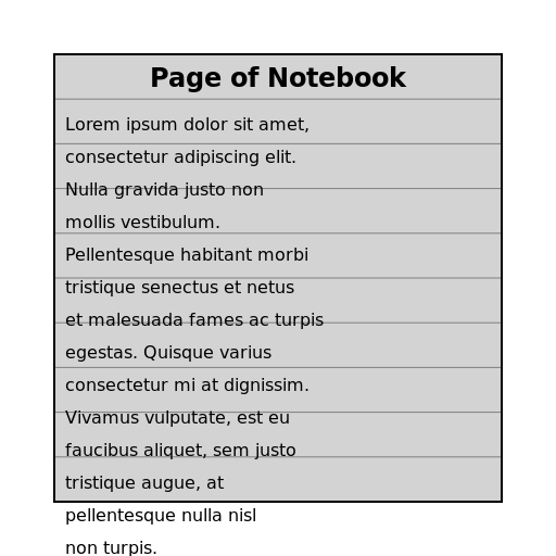 A Page of Notebook - DrawGPT