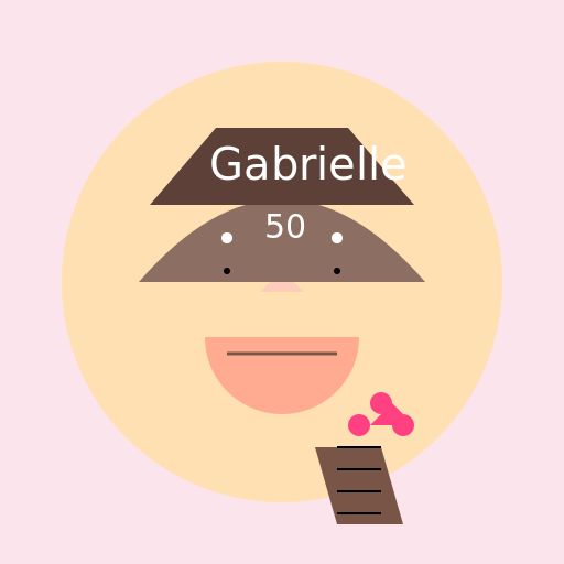 Gabrielle the Battling Bard of Potedea Age 50 - DrawGPT