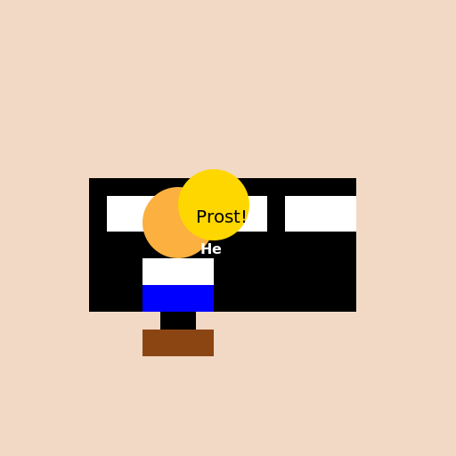 Guy on his Bachelor Party in Munich Central Station - DrawGPT