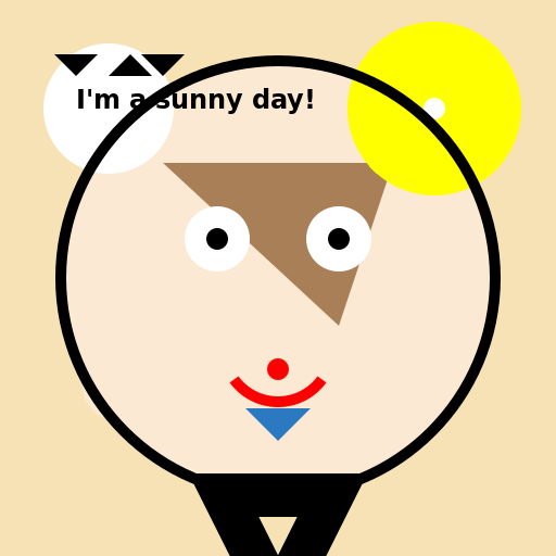 Sunny Anime Boy, Cartoon Style, Caucasian - DrawGPT