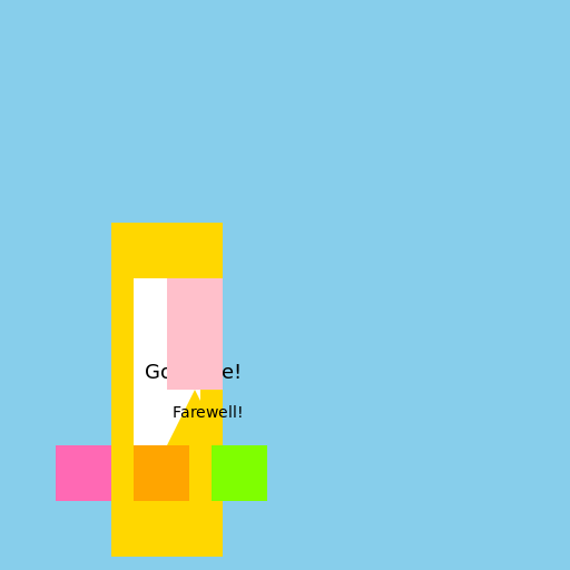 Farewell at the Bus Stop - DrawGPT