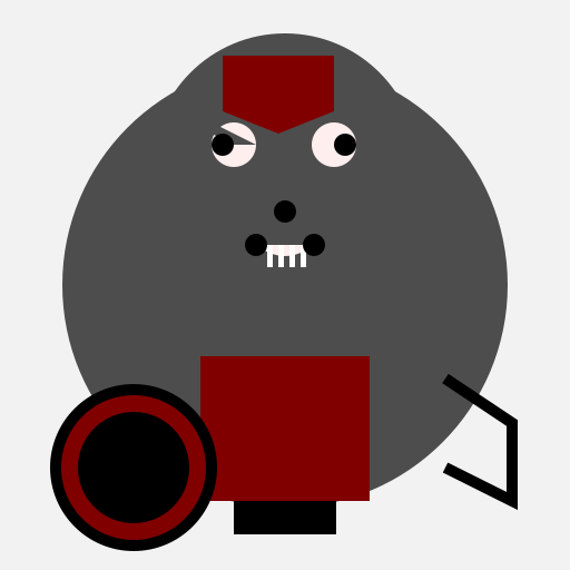 Tolkien Orc in 18th Century Style - DrawGPT