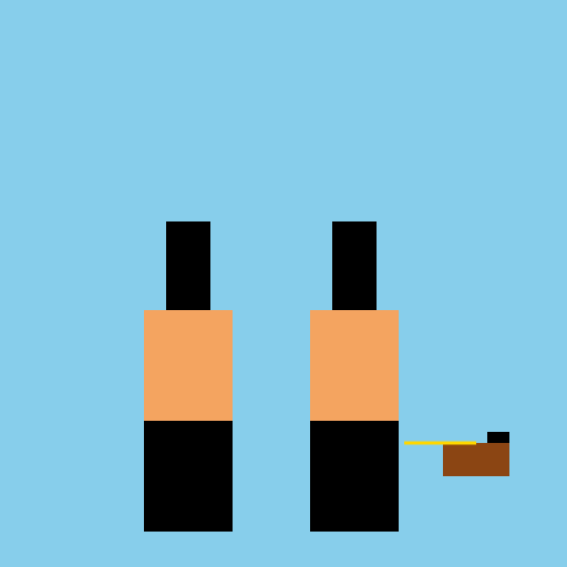 Man and Older Woman with a Dog on a Leash - DrawGPT