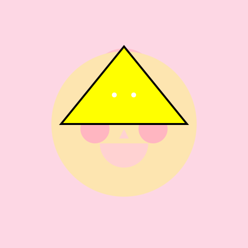 Cartoon Cute Blonde Girl - DrawGPT