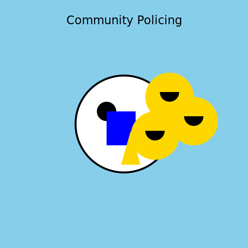 Law Enforcement in Community Policing - DrawGPT
