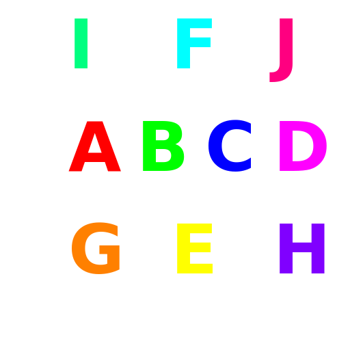 2D Composition with Letters - DrawGPT