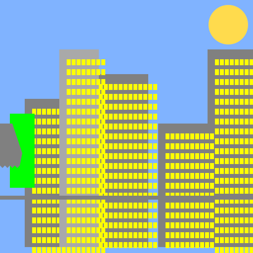 New York City skyline 1950s - DrawGPT