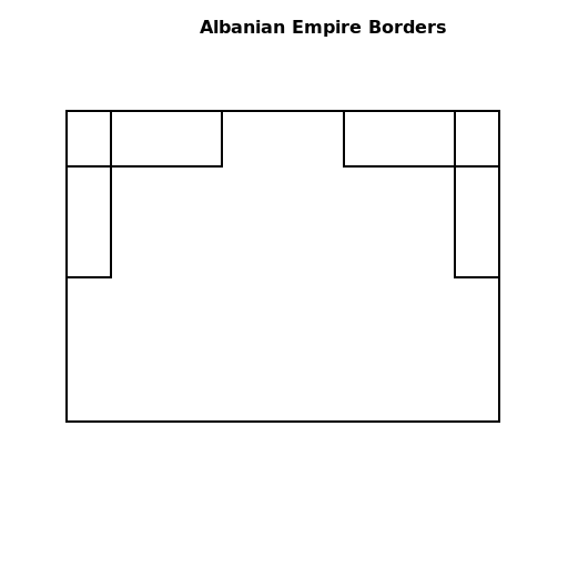 Albanian Empire Borders - DrawGPT