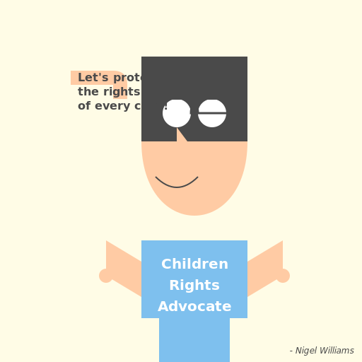 Nigel Williams (children's rights activist) - DrawGPT