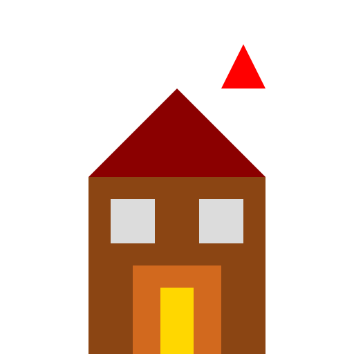 Chocolate House with a Strawberry Chimney - DrawGPT