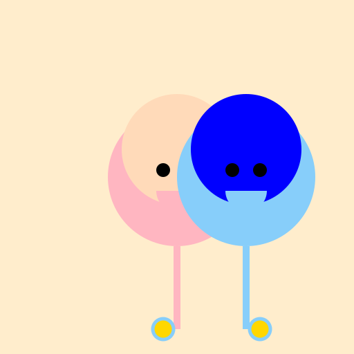 Two People Meeting at Marriage - DrawGPT