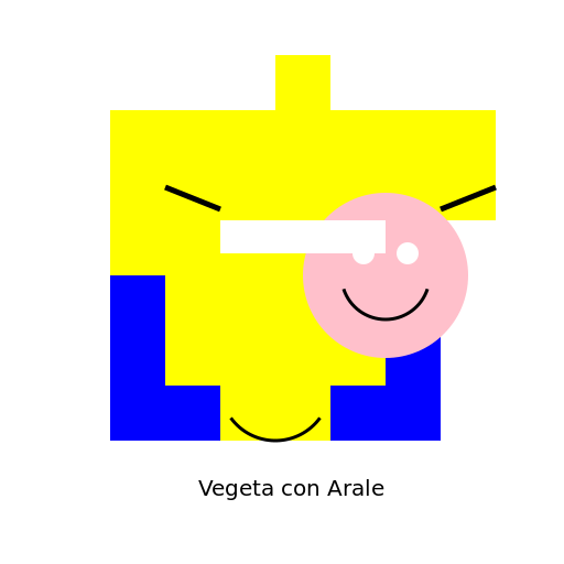 Vegeta con arale - DrawGPT