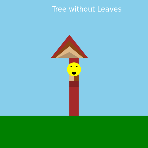 Tree Without Leaves and Grass - DrawGPT