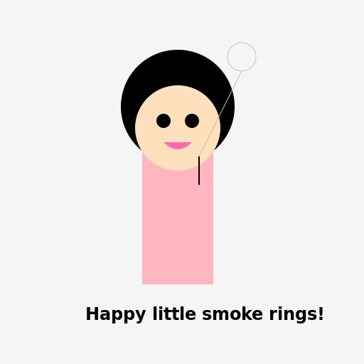 Cool Brunette Girl Smoking a Cigarette - DrawGPT