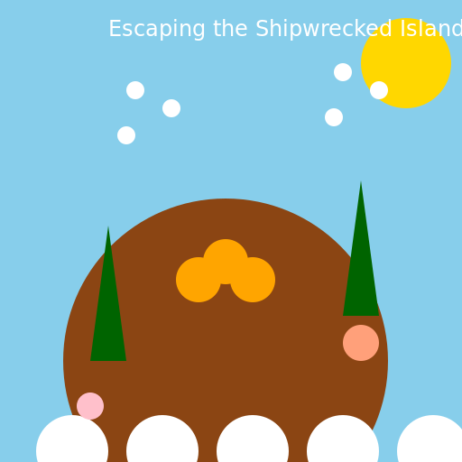 Journey from the Shipwrecked Island - DrawGPT