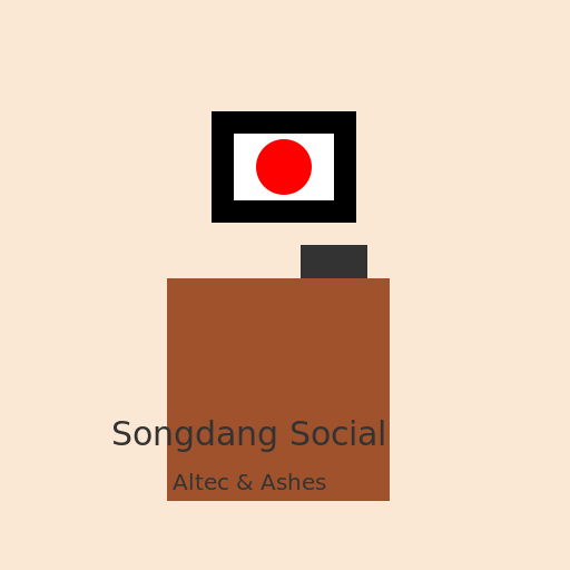 Wood stove with record player - DrawGPT