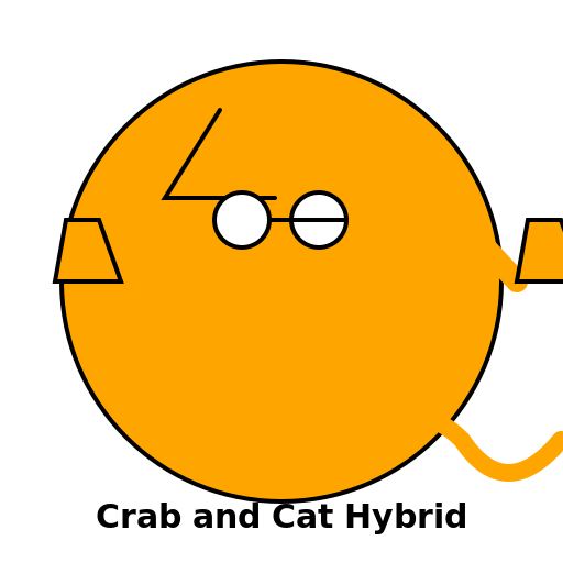 Crab and Cat Hybrid - DrawGPT