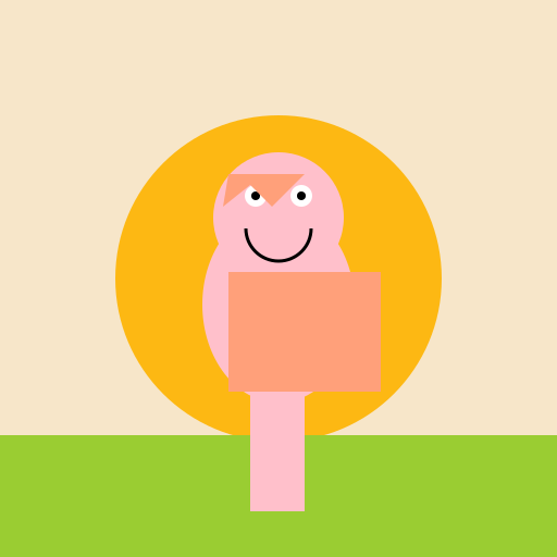 Happy Girl Enjoying a Colorful Adventure - DrawGPT