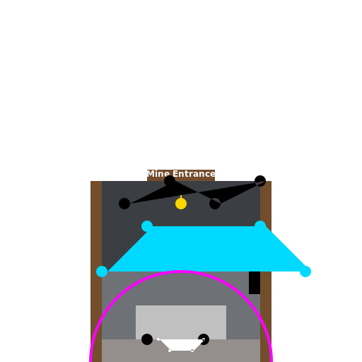 Underground Mine Entrance Fantasy - DrawGPT