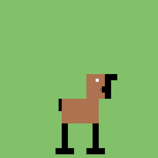 Horse in a Field - DrawGPT