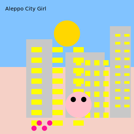 Aleppo City Girl - DrawGPT