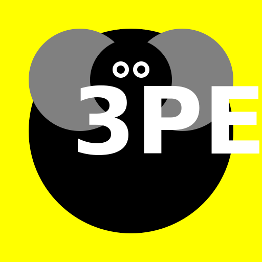 Bee Logo using the letters 3PE - DrawGPT