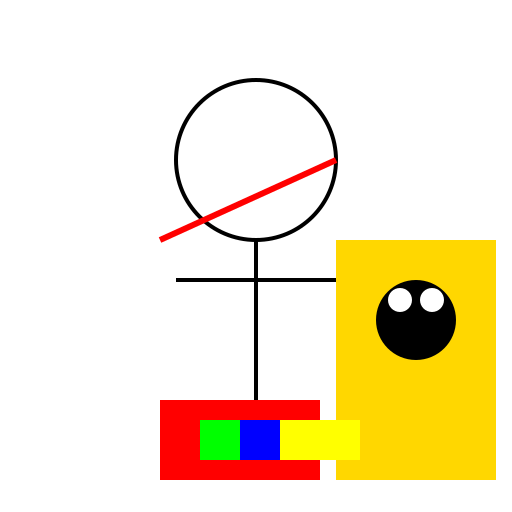 Stick Figure Painting Mona Lisa Logo - DrawGPT