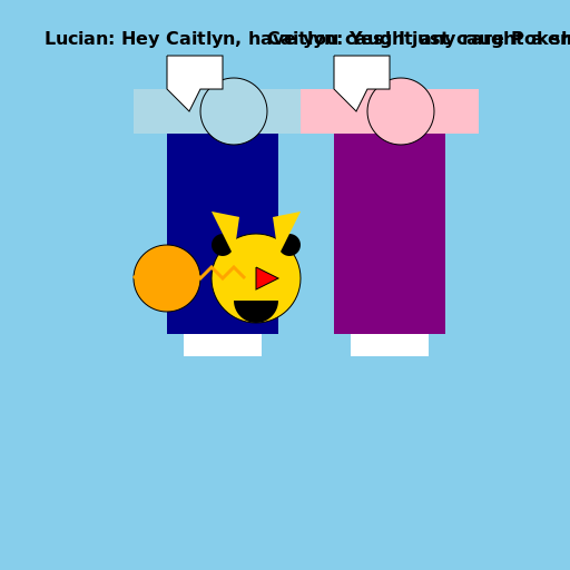 Lucian and Caitlyn's Pokemon Chat - DrawGPT