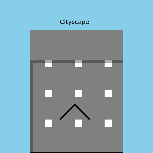 Gravity-Defying Superhero Admiring the Cityscape - DrawGPT