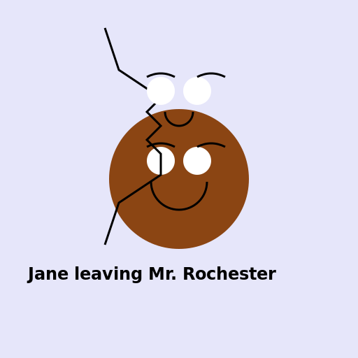 Jane Leaving Mr. Rochester for the 2nd Time - DrawGPT
