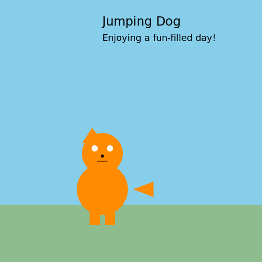 Jumping Dog - DrawGPT