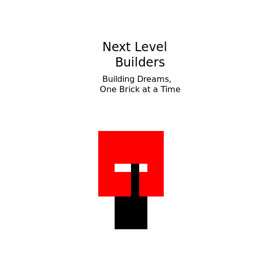 Next Level Builders Logo - Brick House - DrawGPT