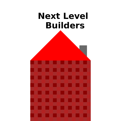 Next Level Builders Logo - Brick House - DrawGPT