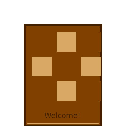 Picture Puzzle Pattern Door - DrawGPT