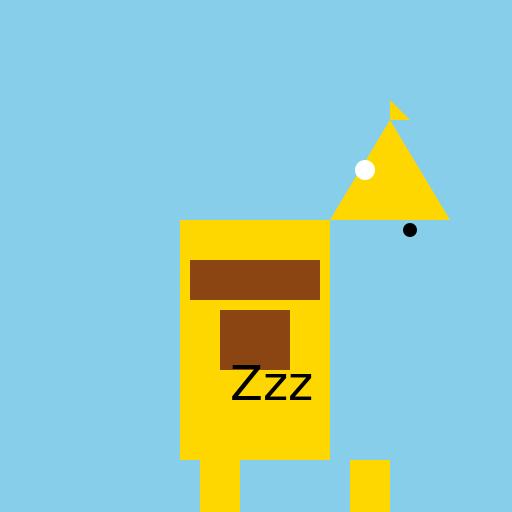 Sleeping Giraffe - DrawGPT