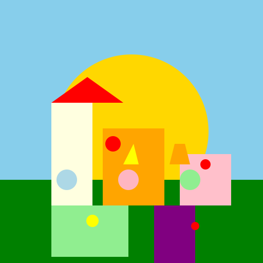 Vibrant Italian Market - DrawGPT