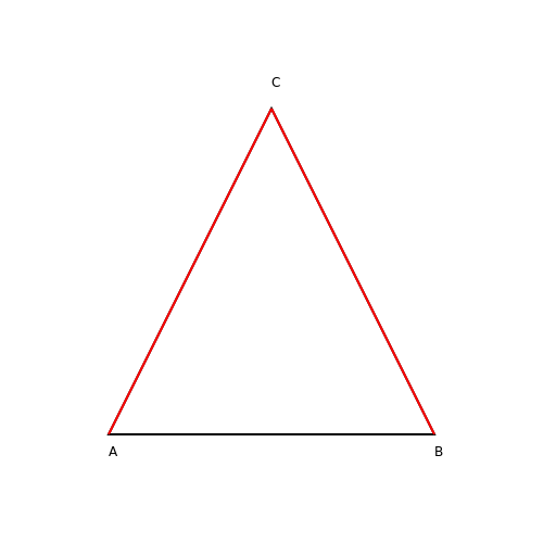 Triangle with Labeled Sides - DrawGPT