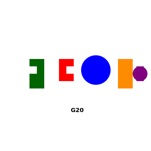 Mathematical Logo of G20 - DrawGPT
